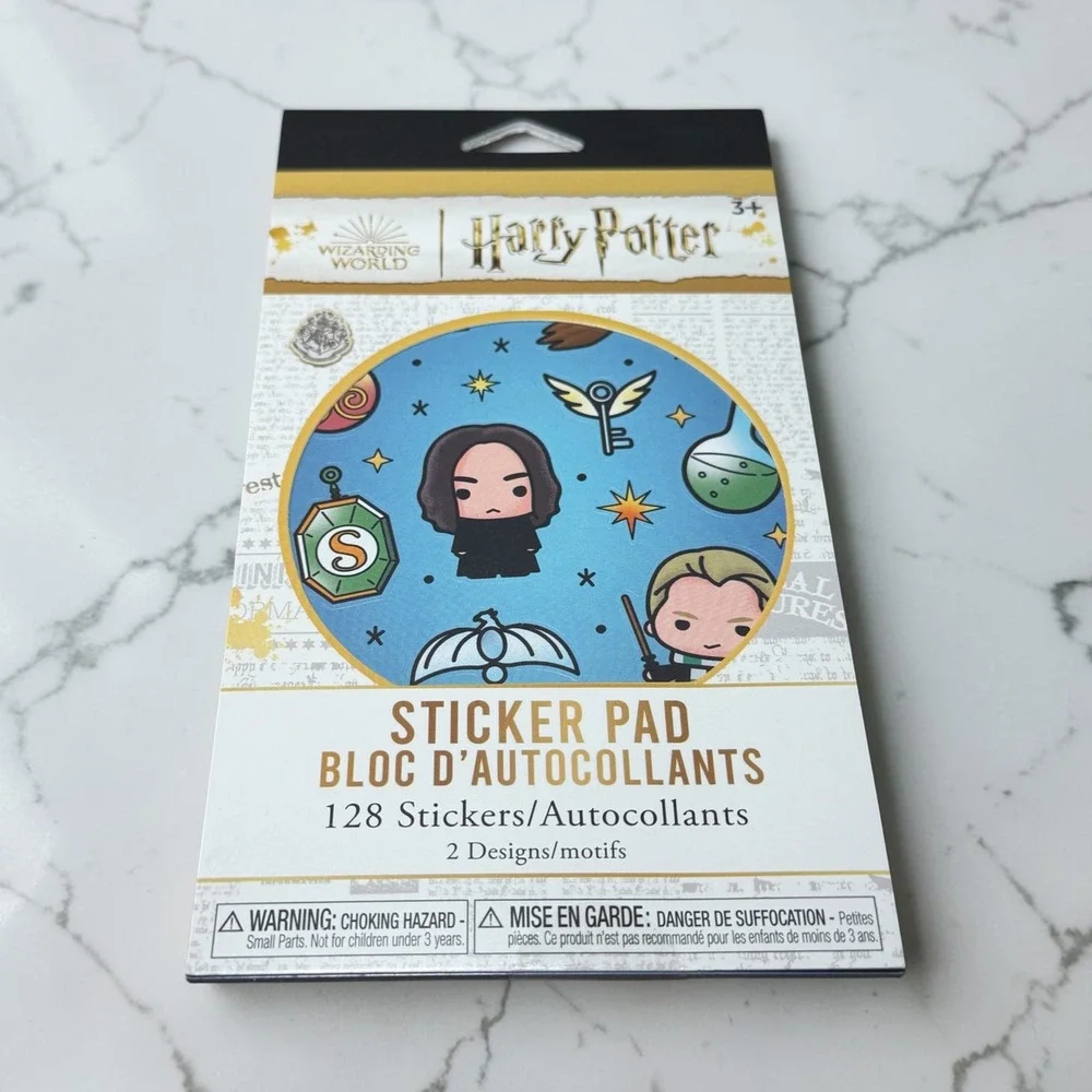 Harry Potter Pop-Up Birthday Card & 128 Stickers New Bundle